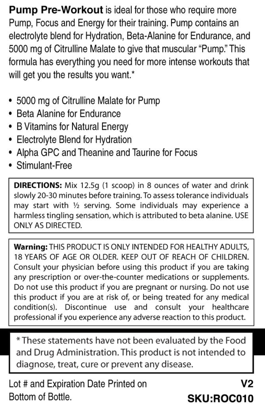 Pump Pre-Workout (Cherry Blast)