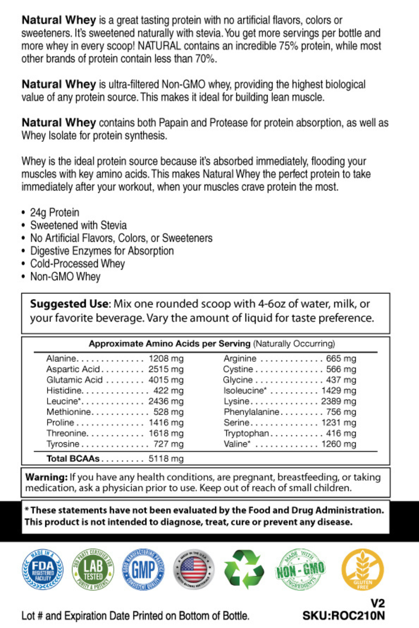 Natural Whey (Salted Caramel)
