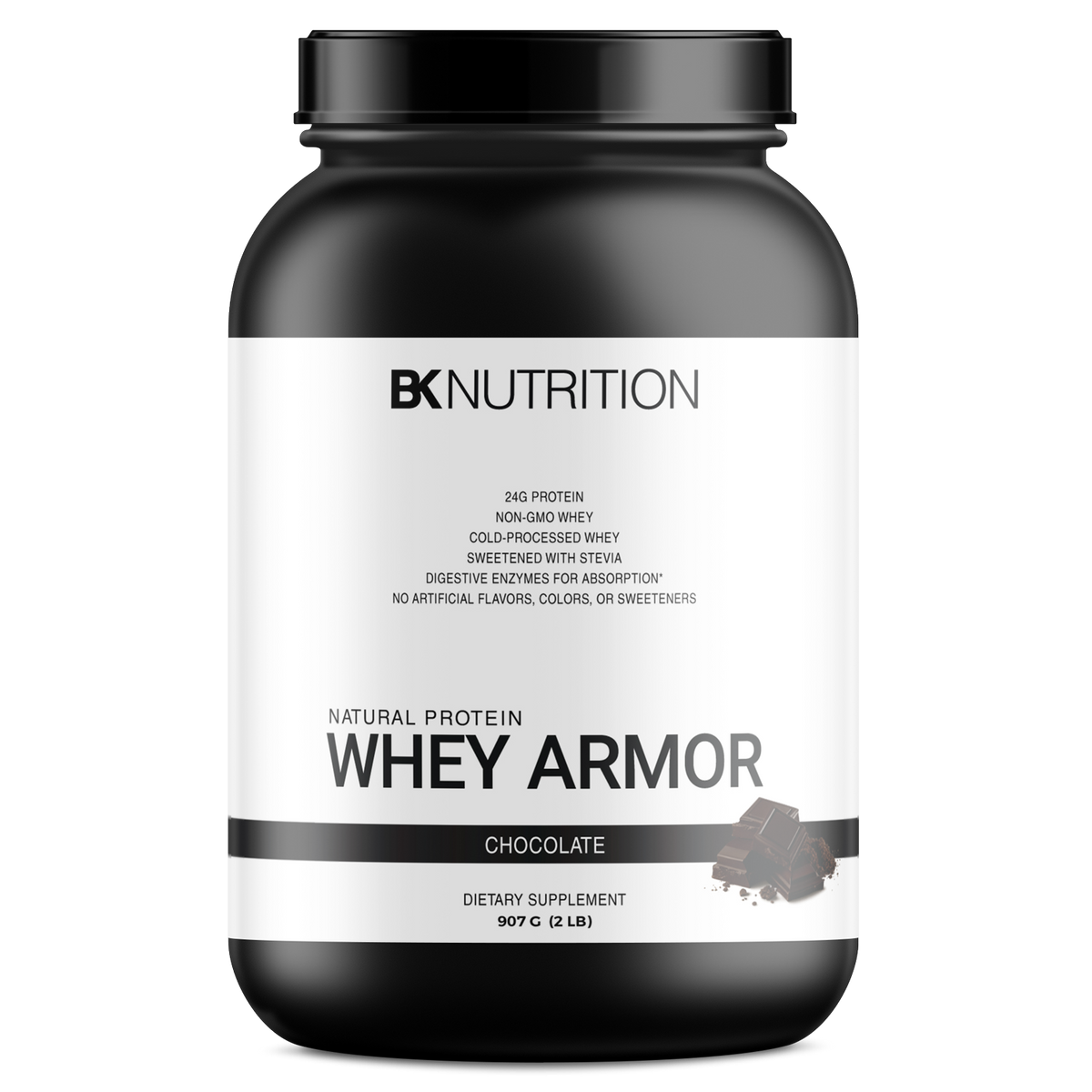 Whey Armor Natural Protein (Chocolate) Sweetened w/Stevia (Copy)
