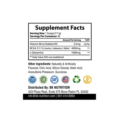 BCAA's (Fruit Punch)
