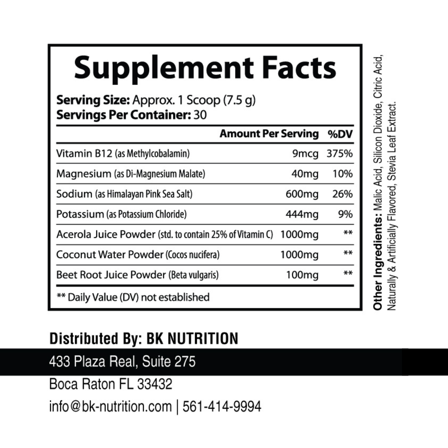 Electrolyte (Blue Raspberry)