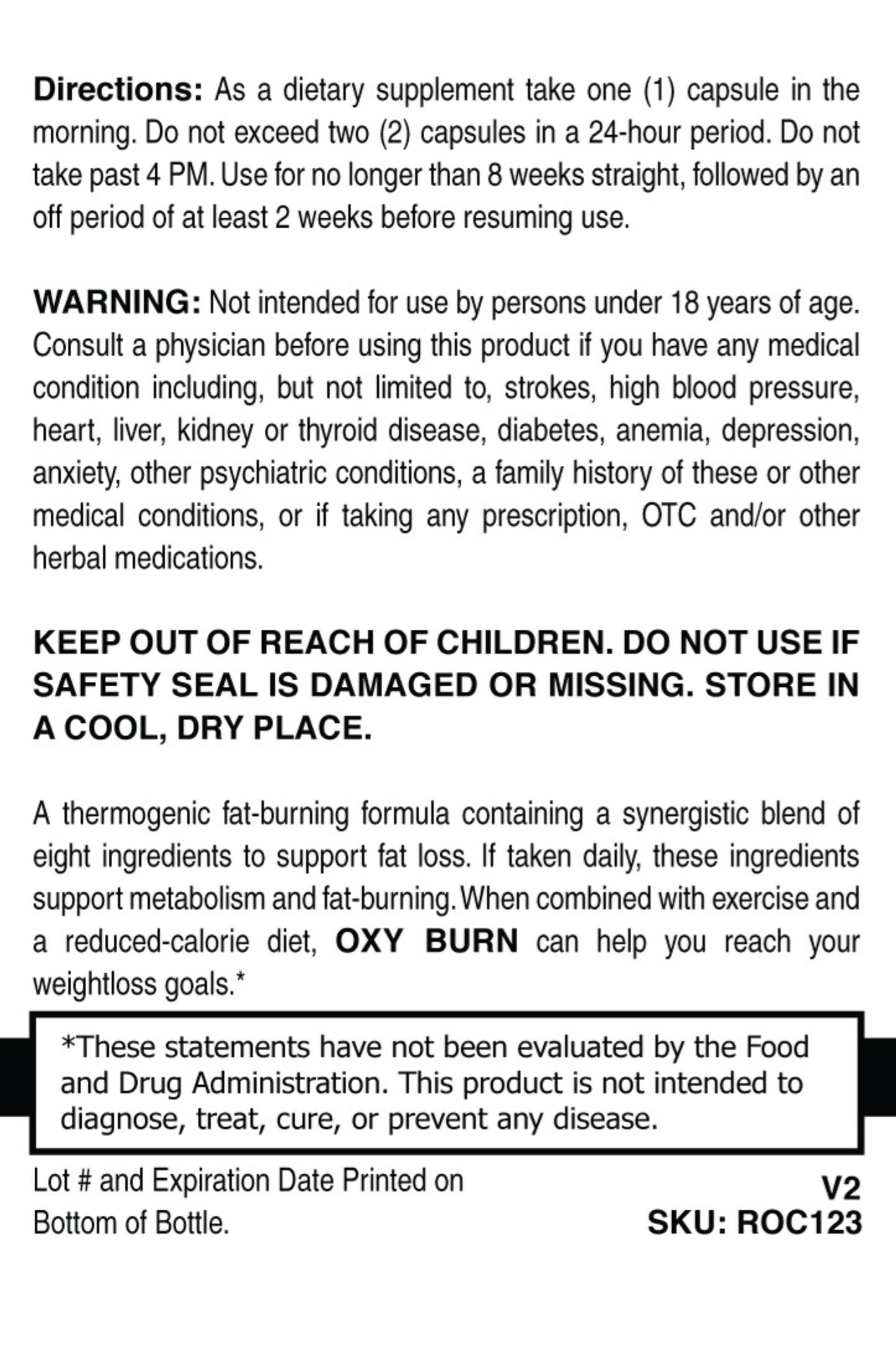 OXY-Burn (Fat Burner)