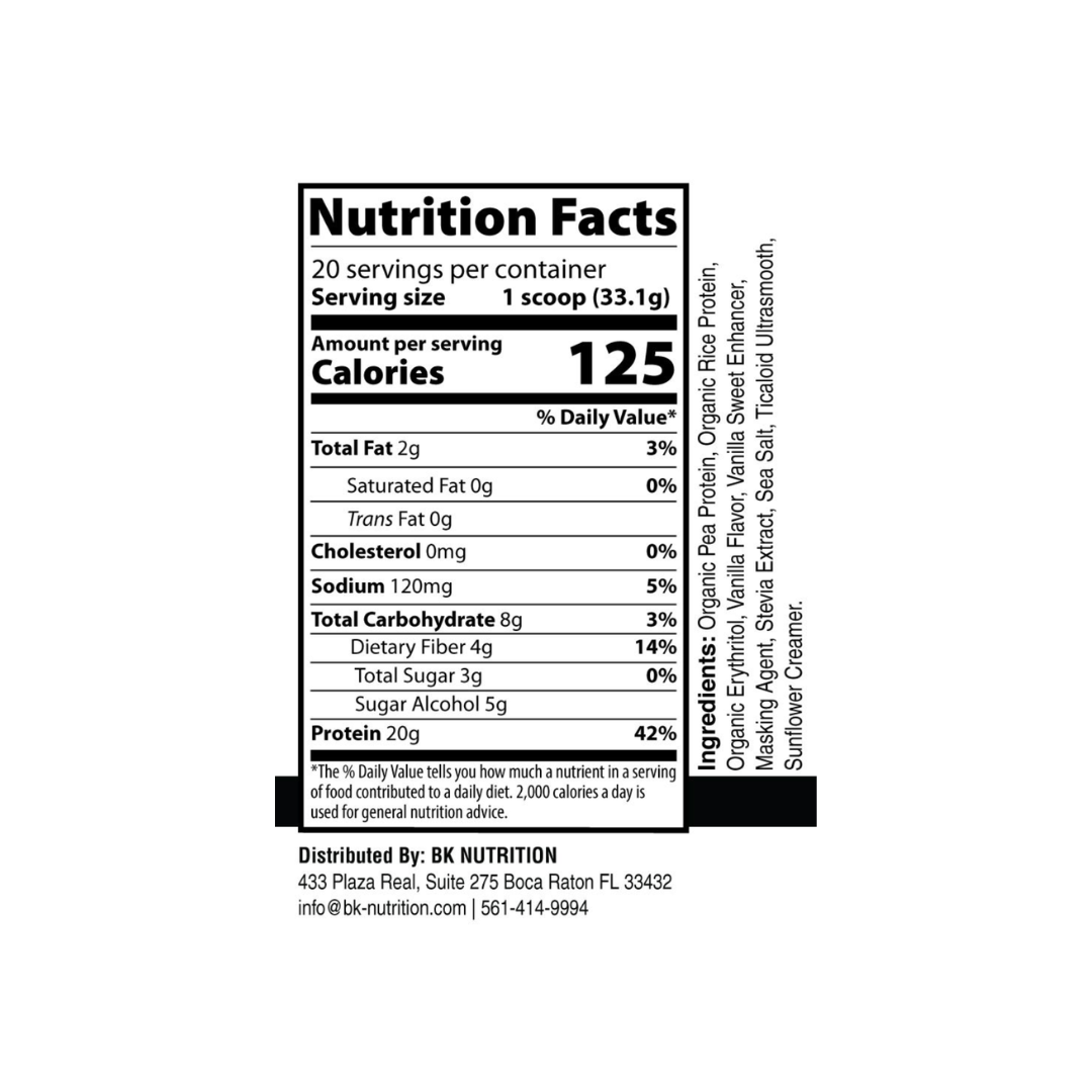 Plant Based Protein Powder (Vanilla)