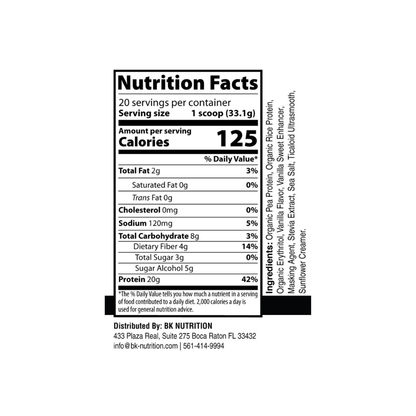 Plant Based Protein Powder (Vanilla)
