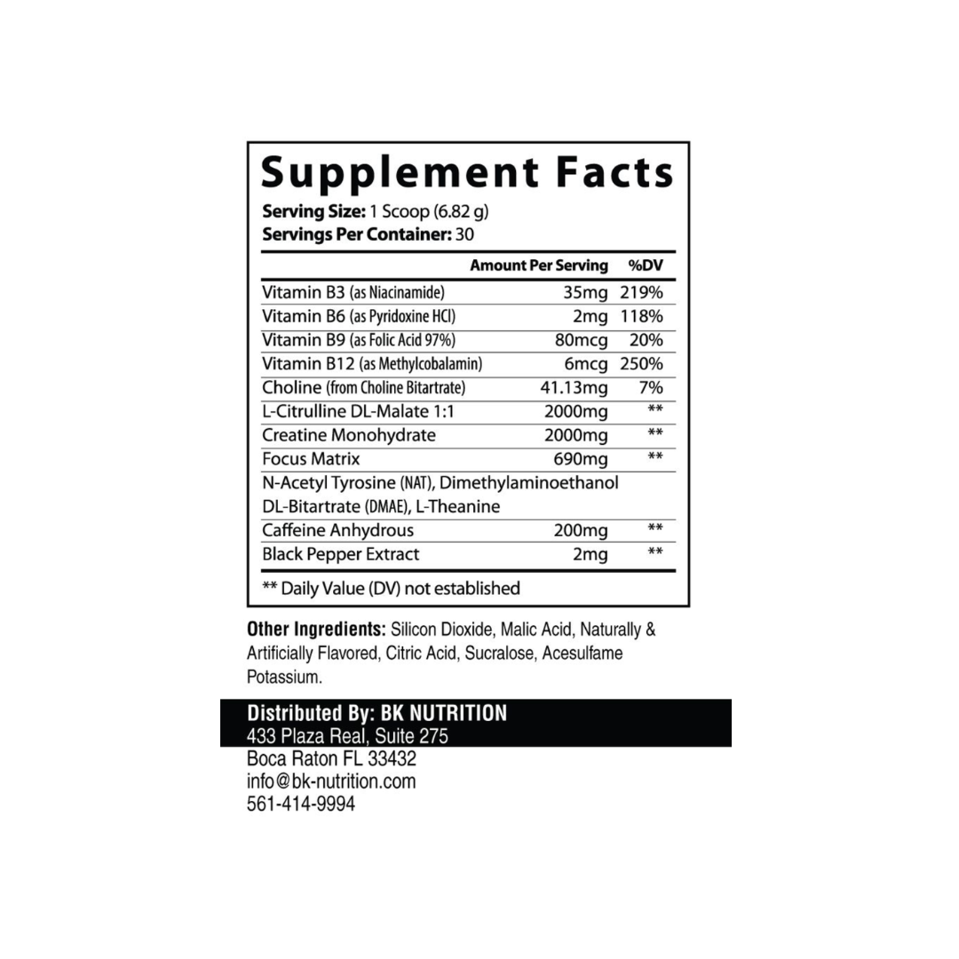 Pre-Workout (Fruit Punch)