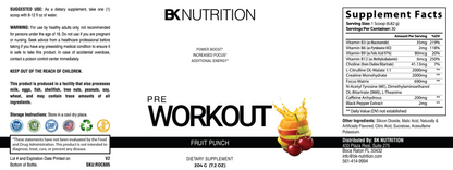 Pre-Workout (Fruit Punch)