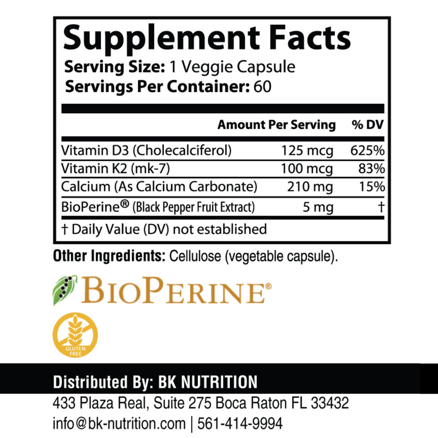 Vitamin K2 + D3